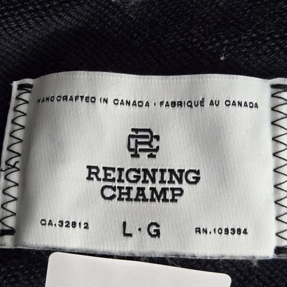 Reigning Champ Men Sleepwear L Black Top Dog‎ TDE Kendrick Lamar Robe Hooded - Picture 3 of 11